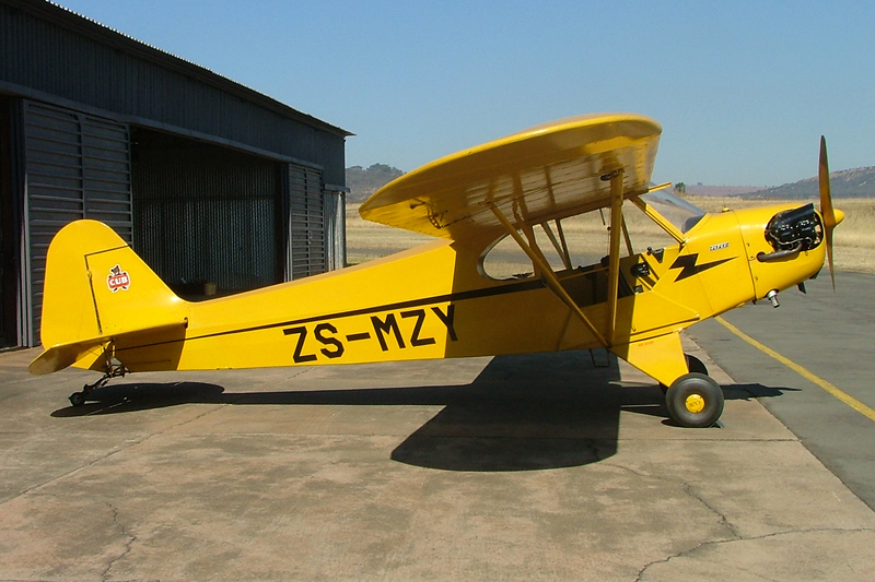 Photographs of The Piper Cub in South Africa